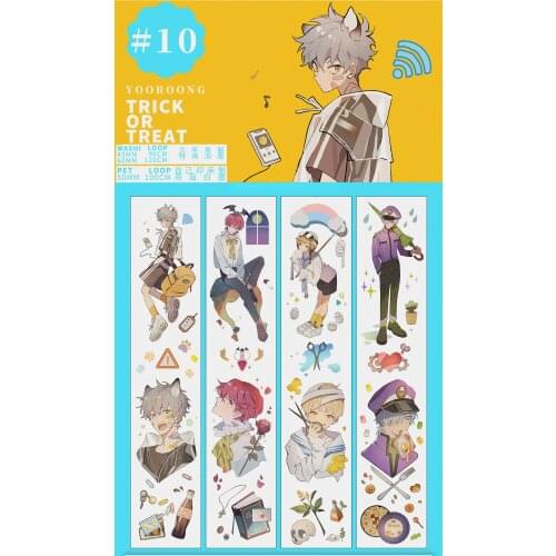 1 Loop 4.5 x 90cm Trick Or Treat Hallowee Boy Masking Tape PET