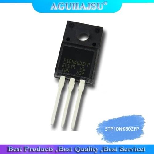 10PCS STP10NK60ZFP TO-220F STP10NK60ZFP TO220 10NK60ZFP TO220F 10NK60 STP10NK60 TO-220