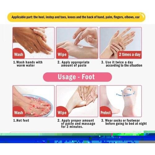 15/30/50g Foot Massage Scrub Exfoliating Cream Anti-Drying Dead Crack Foot Care Moisturizing Remove Beriberi Repair Remove M9B3