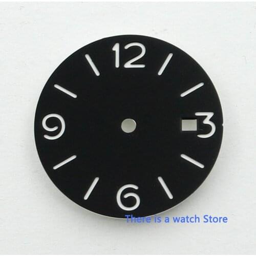 Bliger 29.2mm Automatic Men Sterile Watch Dial fit MINGZHU 2813 MIYOTA 8215 Date Window