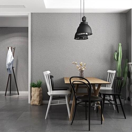 Beibehang The new thickened PVC waterproof and stain resistant plain living room deep embossed imitation diatom mud wallpaper