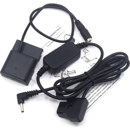 D-TAP Dtap 12-24V To 8V Step-down Cable ACK-DC20+DR-20 DC Coupler NB-2L dummy battery For Canon PowerShot G9 S40 S45 S50 S55 S60