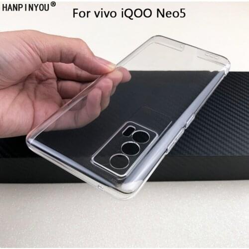 For vivo iQOO Neo5 Neo 5 6.62" Glossy Snap Phone Case Crystal Invisible Hard PC Full Cover Clear Camera Protect Back Shell
