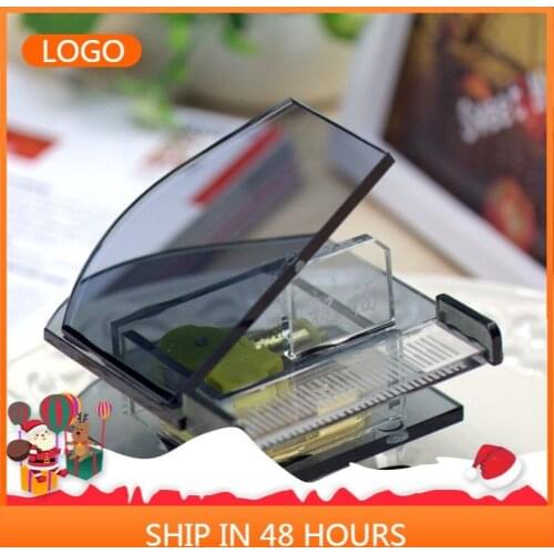 Crystal Piano Music Box Piano Model Creative Music Box Valentines Day Gift Decoration music boxes antique