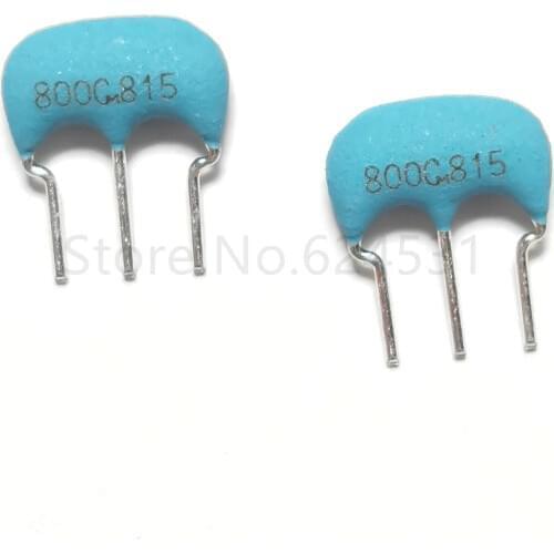 50pcs Murata in-line ceramic crystal oscillator CSTLS8M00G53-BO crystal 8MHZ 8.000MHZ 3 feet