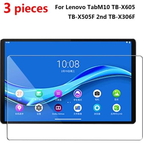 Three-piece combination Flat protective film for Lenovo TabM10 TB-X605 TB-X505F 2nd TB-X306F Ultra sensitive