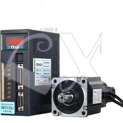 200W CNC AC Servo Motor Driver Kit 60ST-M00630 0.63Nm 3000rpm 60mm 220VAC + AASD-10A 220V Driver with 3M Encoder + motor cable