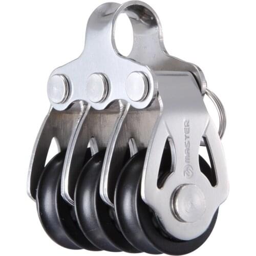 Marine Boat Yacht Sailboat Dinghy 22mm 7/8 Inch Triple Block Small Boat Block Master SB-2205F
