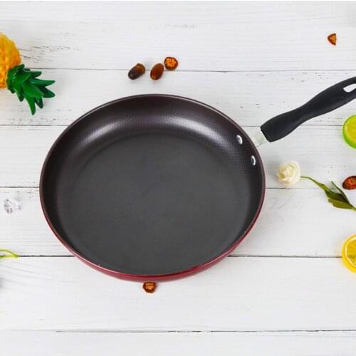 New Korean non-stick pan, 26CM iron frying pan, non-coated fine iron pot, kitchen supplies wok kitchen pot