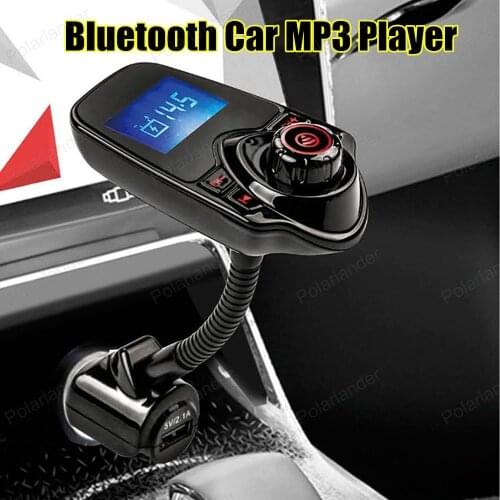 2016 New Arrival Bluetooth Car Kit 180 Degree FM Transmitter With USB Charger MP3 Player
