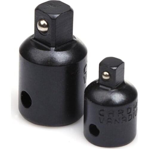 4pcs/set Stainless Steel Adapter Impact Wrench Socket Converter DIY Black Tools