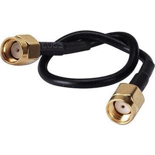 RF Coaxial SMA To SMA Plug Connector RG174 Cable Adapter Jumper Pigtail with 15cm wire