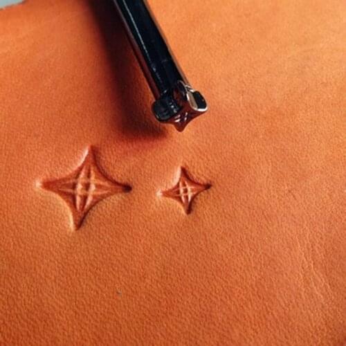 Alloy material Hand-work unique design carving punches stamp craft leather working tools