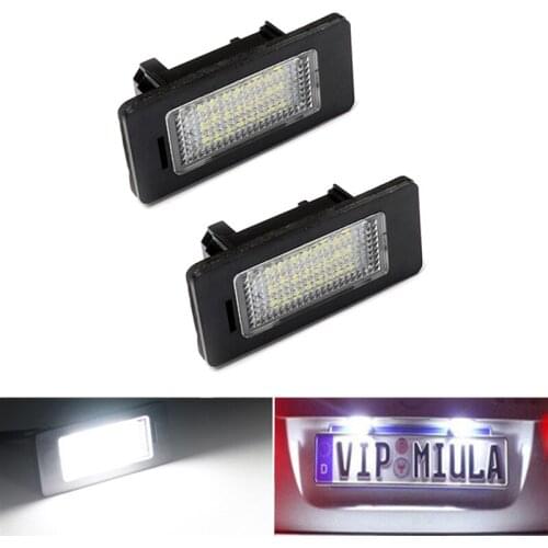 LED Number License Plate Light Lamp For BMW E82 E88 E39 M5 E60 M5 E61 E90 E92 E93 M3 E70 E71 E72 1/3/5 Series 2Pcs