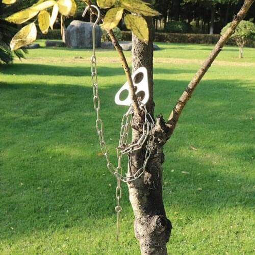 Outdoor Camping BBQ Triangular Hanging Pot Bracket Portable Tripod Ring Stainless Barbecue Rack Picnic Multifunctional Ring Hook