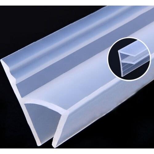 3M/5M/10M 6mm/8mm/10mm/12mm Bath Shower Screen Door Sealing Strip for Glass Thickness Seal 6.5ft Door Window Glass Fixture Acces