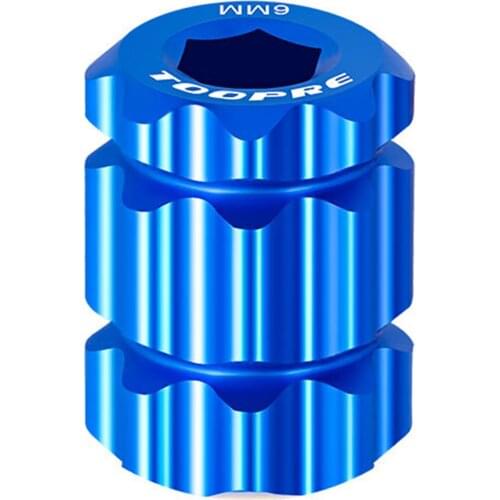 Bicycle Wrench Crank Installation Tool Plum Blossom Shape Crank Cover Disassembly Wrench Crank Tool Hollow Bike Accessory