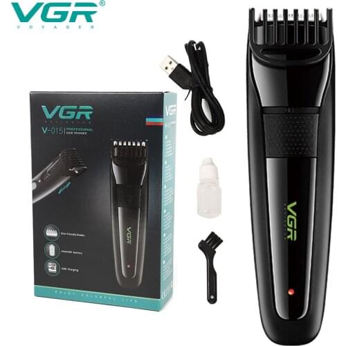 VGR V-015 Electric Hair Clipper Hair Trimmer for Men Rechargeable Electric Shaver Beard Barber Hair Cutting Machine Hair Trimmer