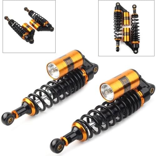 11'' 280mm Motorcycle Rear Air Shock Absorber Suspension For Honda Yamaha Universal Parts 1Pair