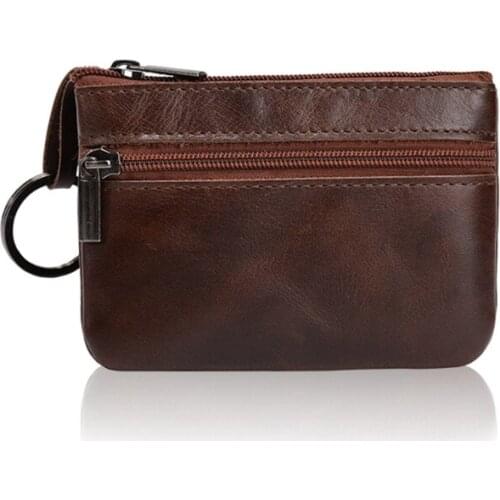 Ladies Kids Men Women Small Coin Credit Card Key Ring Wallet Pouch Purse Case Q1FA