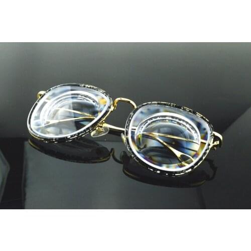 Dot Veil Women Lady High Myoic Glasses -14D PD64