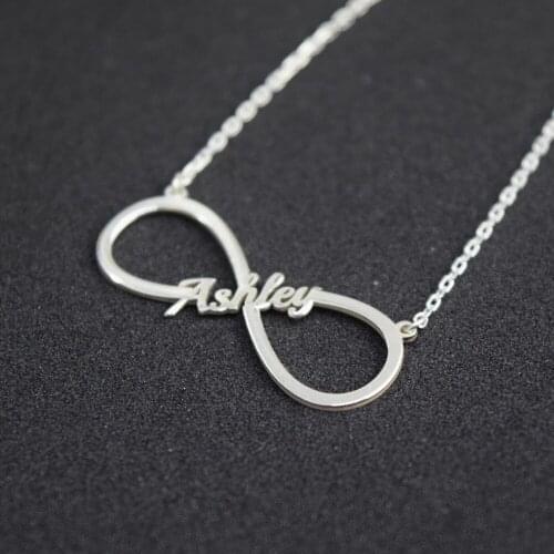 2019 personality unlimited symbol ladies necklace gold stainless steel necklace name necklace friendship jewelry birthday gift