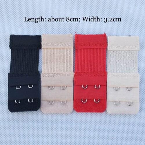 1 Pcs Bra Extender Elastic 2 Hook Soft Bra Extension Strap Underwear Strapless