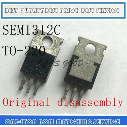 10PCS-100PCS SEM1312C SEM1312 120V 130A TO-220 Original disassembly High voltage and high power controller MOS transistor