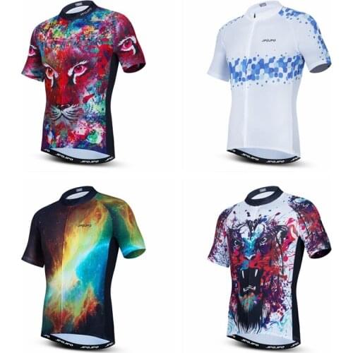 2021 Cycling Jersey Short Sleeve Men Bike Road MTB Bicycle Shirts Mountain Sportswear Motocross Maillot Ciclismo Riding Top