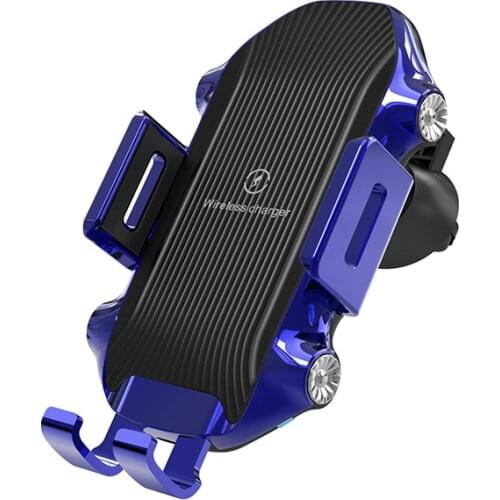 Wireless Charger Car Phone Holder Smart Sensor Auto shrink 15W Fast Charging Air Vent Mount Mobile Phone Stand Holder