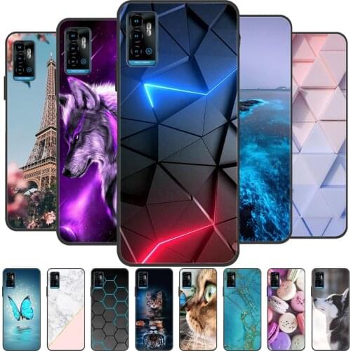 For ZTE Blade A71 Case Marble Silicone Soft TPU Phone Cover for ZTE Blade A71 A 70 Case BladeA71 2021 a71 Coque Fundas Shell