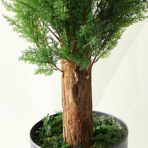 Leaf Decor Artificial Pine Cypress Traditional Simulation Plant Wedding Home
