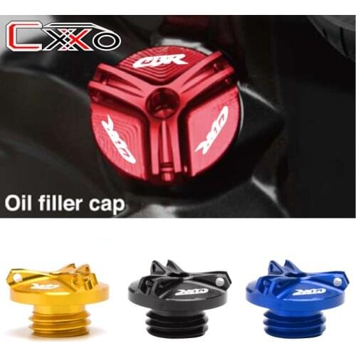 For HONDA CBR650R CBR 600 F2 F3 F4 F4i CBR1100XX CBR600RR CBR650F CBR929RR CBR954RR X-4 M20*2.5 Engine Oil Filler Cap Plug Cover
