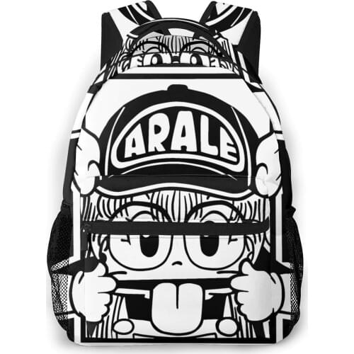 Dr. Slump Shoulder Bag for Teenage ARALE Cool Fashion Students Backpack