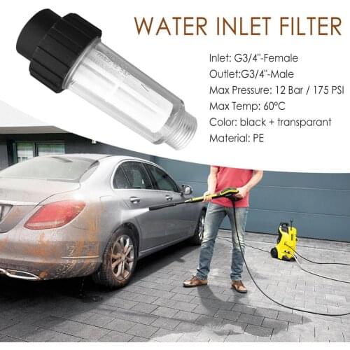 High Pressure Washer Water Filter For Karcher K2-K7 For Lavor Elitech Nifisk G 3/4 Inch Female Male Water Filters