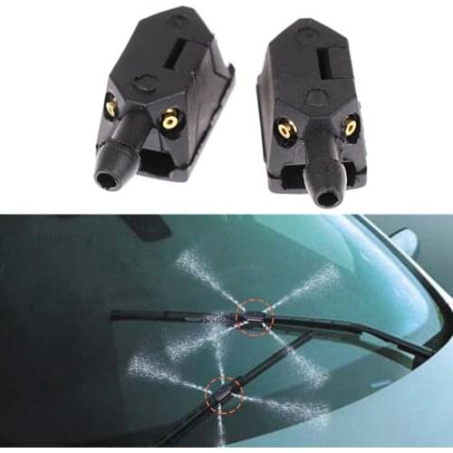 1/2PC Universal Car Windscreen Washer Wiper Water Spray Jets Nozzles onto 8-9mm Package Include 1/2PCS x Washer Nozzles