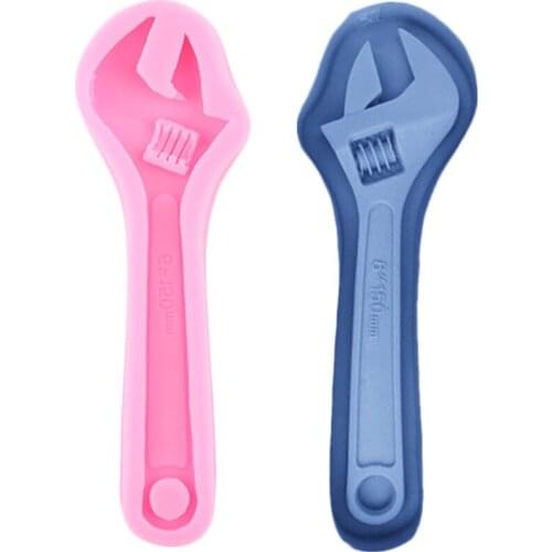 3D Repair Tools Wrench Silicone Mold DIY Sugarcraft Fondant Molds Cake Decorating Tools Chocolate Candy Kitchen Baking Mould