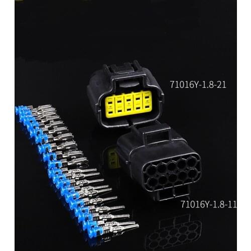 100 set kit tyco AMP Denso 10 Pin way 174657-2 174655-2 male female electrical waterproof plug auto wire connectors plug
