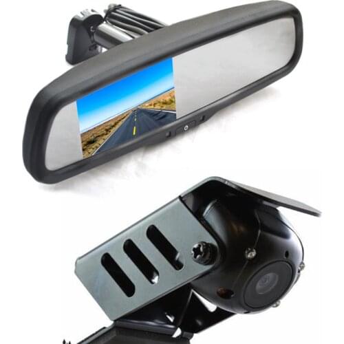 Vardsafe 504R Reverse Camera & Replacement Rear View Mirror Monitor for Mercedes Benz Vito W639 Viano Valente (2003-2014)