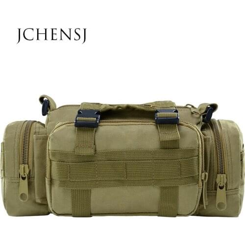 JCHENSJ Mens Tactical Belt Bag Large Capacity Multifunction Waist Bag Shoulder Bag For Men Outdoor Sporting Male Fanny Pack