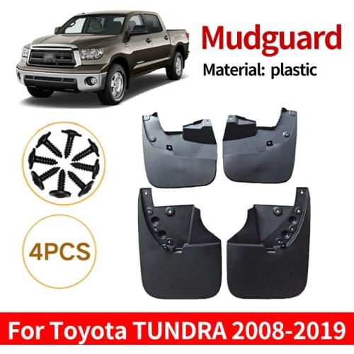 Set Molded Mud Flaps Mudflaps Splash Guards Front Rear Mud Flap Mudguards Fender Car Accessories For Toyota TUNDRA 2008-2019