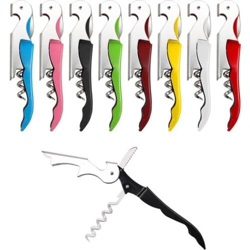 Stainless Steel Cork Screw Corkscrew MultiFunction Wine Cap Opener Kitchen Bar Tools Accessories LX6176