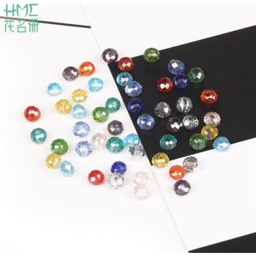 Wholesale 3mm approx 145pcs Multicolor Czech Loose Crystal Glass Wheels Beads For DIY Jewelry Crafts Sewing Clothing Accessories