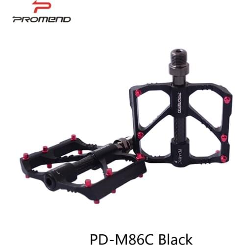 ProMend Bicycle Pedal M86C MTB Car Carbon Fiber Bearing Pedal Mountain Bike Three Perlin Pedals
