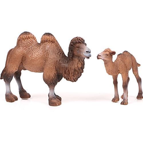 Camel Models Plastic Figurines Action Figures Simulation Animals Models Toy Set 2pcs Deco Home Garden Children toys