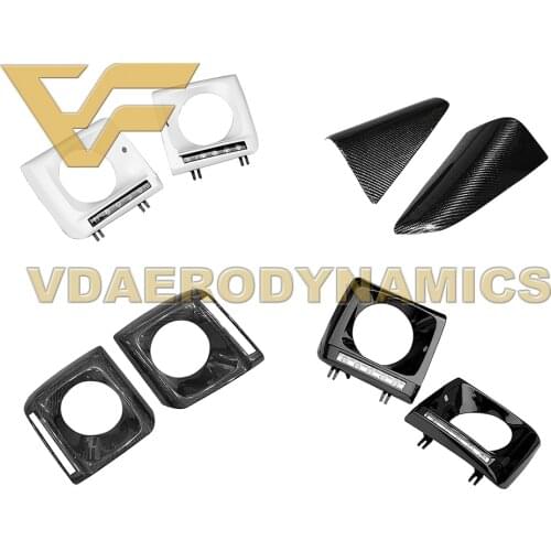 Suitable For 1990-2020 Benz W463 W464 G300 G320 G350 G400 G500 G55 G63 G65 VAD Headlight Cover Lamp Hood Eye Lid