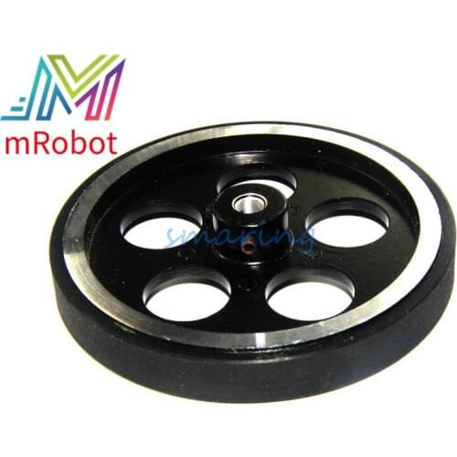 Rubber Hub Hole Wheels Tire Model Accessories For Line Patrol Car Smart Car Robot For RC DIY