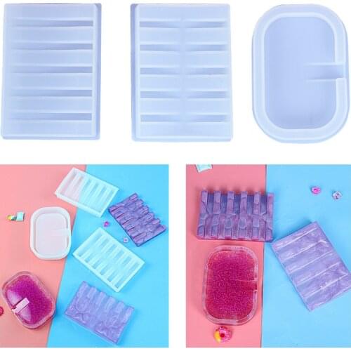 Silicone Molds Multi-Shape Coaster Transparent Epoxy Resin Molds Accessories For Jewelry Tools Diy Handicraft Making