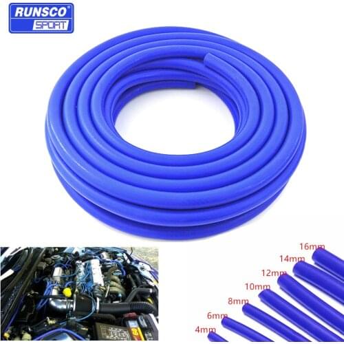 Silicone Vacuum Tube Coolant Hose Silicone Tubing Intercooler Pipe ID 4mm 6mm 8mm 10mm 12mm