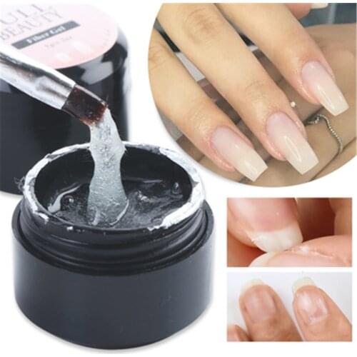 Cracked Nail Repair Gel Fiberglass Extension Building Uv Gel Varnish Broken Nails Repair Soak Off Uv Gel Nail Extension Tools